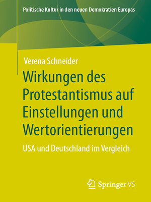 cover image of Wirkungen des Protestantismus auf Einstellungen und Wertorientierungen
